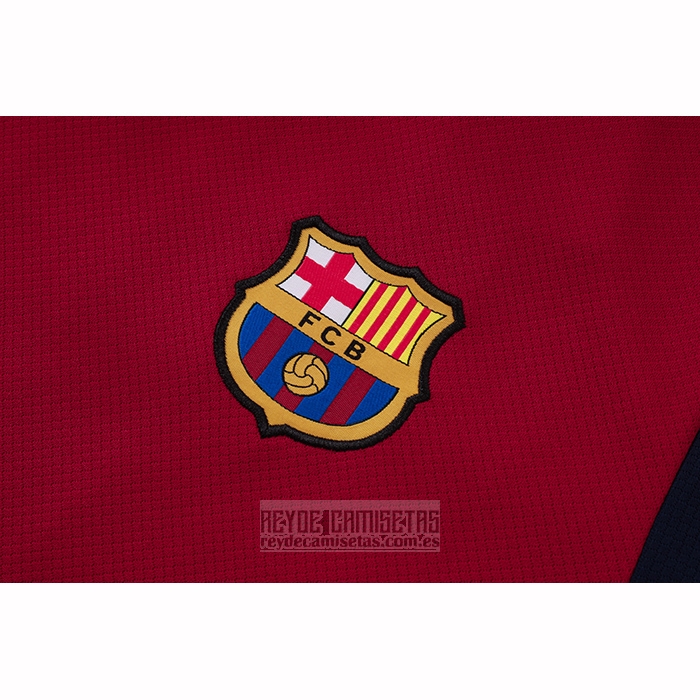 Chandal del Barcelona Manga Corta 2026-2027 Rojo - Pantalon Corto